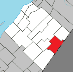 Saint-Pamphile Quebec location diagram
